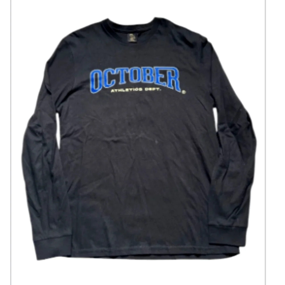 OVO October's Very Own's by Drake "October Athletics Dept" Black Long Sleeve - Picture 1 of 4